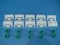 Preview: 10x BMW Clamp NATUR incl. Grommet, green 9,1mm BMW 3er E36 E46 E90