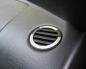Preview: Chrome ventilation grid rings (2pcs.) fit for Mercedes R170 SLK
