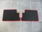 Preview: Floor mats 4 pcs. black/red outline fit for BMW 6er E24