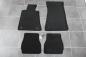 Preview: Floor mats 4 pcs. black/black outline fit for BMW 3er E30 Convertible