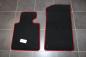 Preview: Floor mats 4 pcs. black/red outline fit for BMW 3er E46 not Convertible
