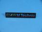 Preview: Emblem "BMW M-Technic" for M-Technic side mouldings BMW E36