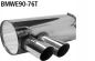 Preview: Bastuck Rear silencer 2x76 mm, 20° cut BMW E90/E91/E92/E93