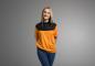 Preview: ALPINA Funktionsshirt Orange mit Zipper, unisex Größe XXL