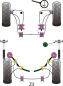 Preview: POWERFLEX shock absorbers guide support set fit for BMW E30 / E36 / E46