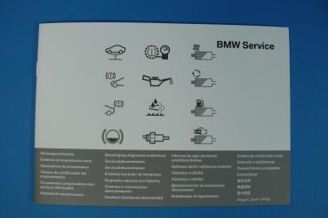 BMW Service Booklet multilingual BMW 1er 2er 3er 4er 5er 6er 7er X1 X3 X4 X5 X6 Z4