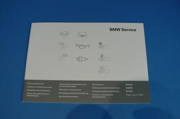 BMW Service Booklet multilingual BMW 1er 3er 5er 6er 7er X3 X5 X6 Z4