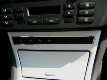 Rahmen Schalter Bedienteil poliert passend für BMW X3 E83