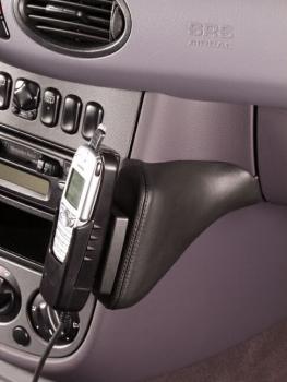KUDA Telefonkonsole passend für Mercedes W168 A-Klasse ab 03/01 - 08/04 Kunstleder schwarz