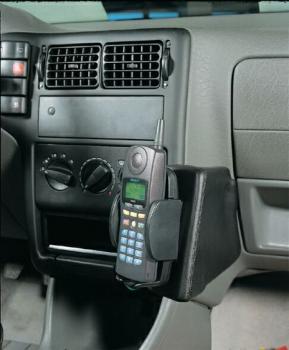 KUDA Phone console fit for Polo III from 09/94 upto 10/99 (Typ 6N) / Seat Ibiza II from 93 upto 07/99 (Typ 6K) / Seat Arosa from 97 upto 10/00 (Typ 6H) / Cordoba from 93 upto 07/99 (Typ 6K) real leather black