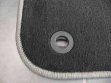 Fussmatten 4 tlg. schwarz/Kettlung grau passend für BMW 5er E28