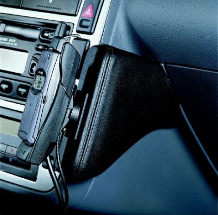 KUDA Telefonkonsole passend für VW Sharan Ford Galaxy Seat Alhambra ab 2000 Kunstleder schwarz