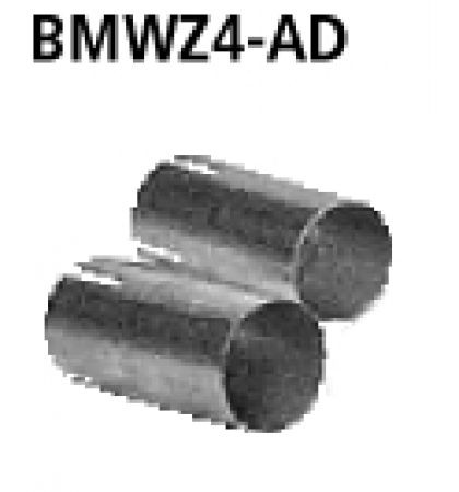 Adaptor set rear silencer BMW Z4 E85/E86 Roadster/Coupe