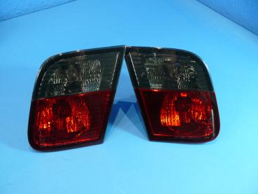 Taillights red/black Facelift-Look 4pcs fit for BMW 3er E46 Sedan up to 9/01