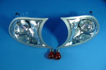 Front indicator clear/chrome BMW 3er E46 Coupe/Convertible