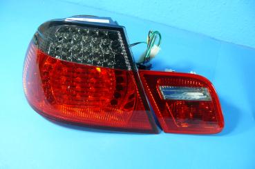 LED Taillights red/black 4pcs fit for BMW 3er E46 Coupé up to 02/03