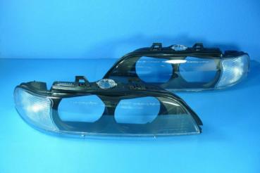 Headlight glass, turn signal white fit for BMW 5er E39 up to 08/00