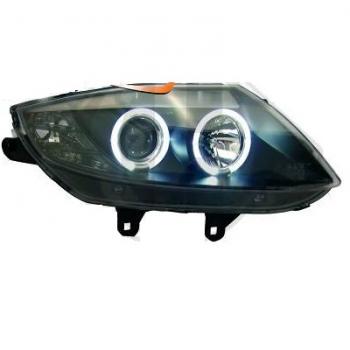 Headlights BLACK with Angel eyes fit for BMW Z4 (E85/E86)