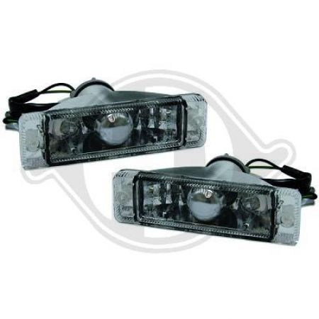 Front indicators clear chrome with parking light fit for VW Golf 1 all
