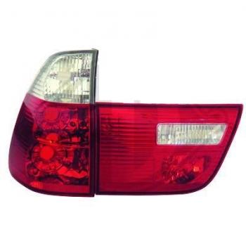 Taillights clear red/white fit for BMW X5 E53 up to 09/03