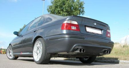 Rear apron trimpanel M5 4 tailpipes BMW 5er E39 M5