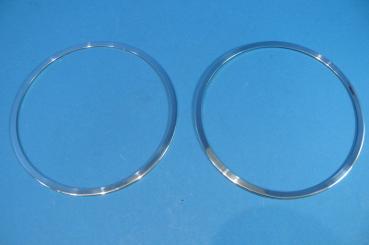 Ringe Türlautsprecher 125mm poliert (2er Set) passend für BMW E39/E38