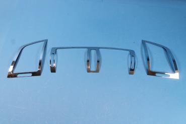 Blende Lüftungswalzen Edelstahl poliert (3er Set) passend für BMW 1er E87
