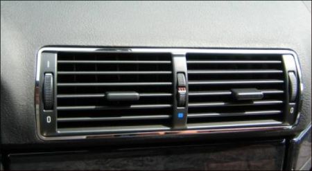 Defroster vent frame polished fit for BMW 5er E39 Sedan / Touring