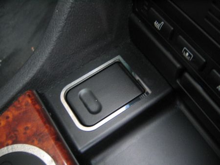 Frame for cigarette lighter polished fit for BMW 5er E39 Sedan / Touring