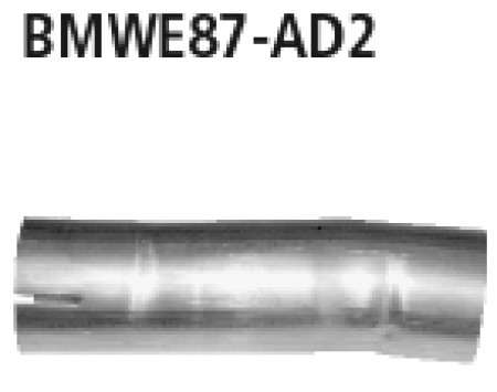 Bastuck adapter E81/E87 silencer on original system