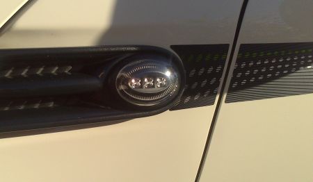 LED Seitenblinker schwarz passend für MINI R56