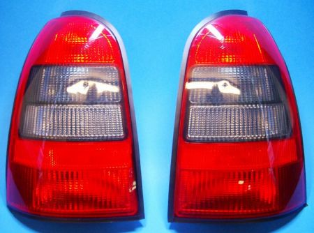 Rückleuchten rot/schwarz Opel Vectra B Caravan bis Bj. 1/99