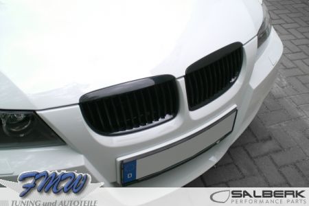 Shadowline glänzend schwarze Nieren BMW 3er E90/E91 vFL