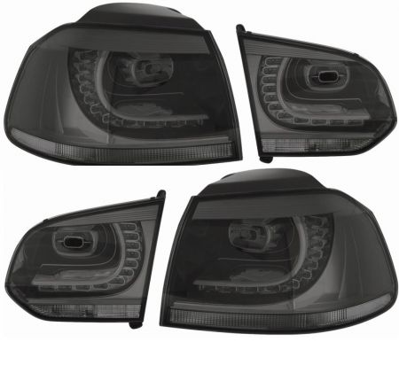LED Taillights SMOKE fit for VW GOLF 6 Bj. 2008 - 2012