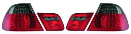 LED Rückleuchten rot/schwarz 4tlg passend für BMW 3er E46 Coupe Bj.03 - 06
