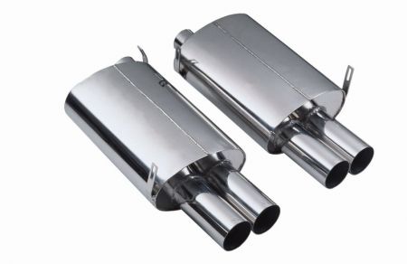 EISENMANN Rear silencer with 4x 76mm fit for BMW Z3 M-Roadster/Coupe