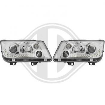 H1/H1/H3 Headlights WITH LED STAND LIGHTS fit for VW Bora