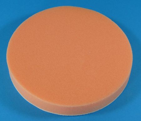 180mm Polierschwamm Polierpad orange fest glatt