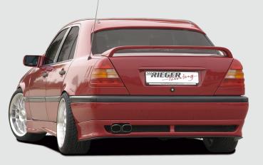 RIEGER  rear skirt extension fit for Mercedes W202 C-Class from 06/97