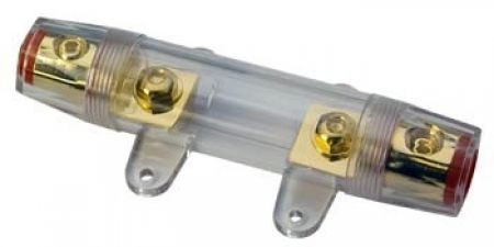 Fuse holder for ANL Fuses, gold plated