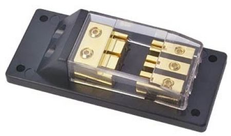 Fuse block for Maxi flat fuses