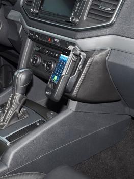 KUDA Telefonkonsole passend für VW Amarok ab Bj. 2016 Leder schwarz