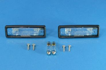 2x HELLA Registration Plate Light fit for BMW E12 E23 E24 E28 E30 Z1