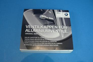 BMW Ventilkappensatz (4 Stück) "BMW" für Metallventile