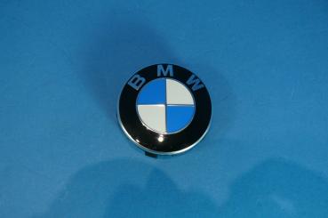 BMW Wheel Caps with chrome frame 55mm