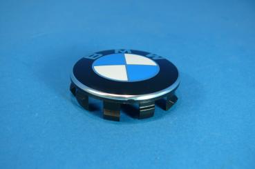 BMW Wheel Caps with chrome frame 55mm