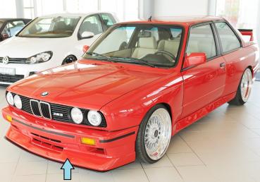 RIEGER Spoilerlippe für orig. M3-Frontschürze passend für BMW 3er E30 M3