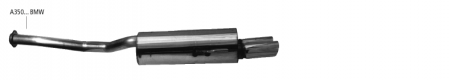 Bastuck Rear silencer 2x76mm DTM BMW 3er E36 316i/318i