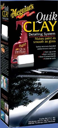 MEGUIARS QUIK CLAY DETAILING SYSTEM 473ml und 85g Knete