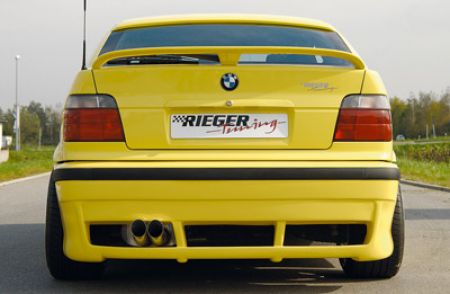 RIEGER Heckschürze passend für BMW 3er E36 Compact ohne PDC